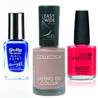 4 gel nail polishes for a home manicure