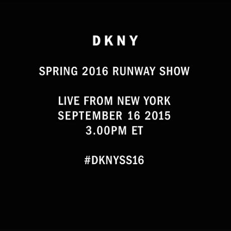 Watch the DKNY Spring 2016 show live Thumbnail