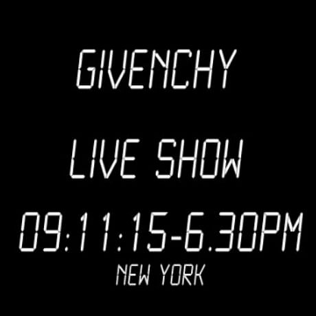 Watch the Givenchy Spring Summer 2016 show live! Thumbnail