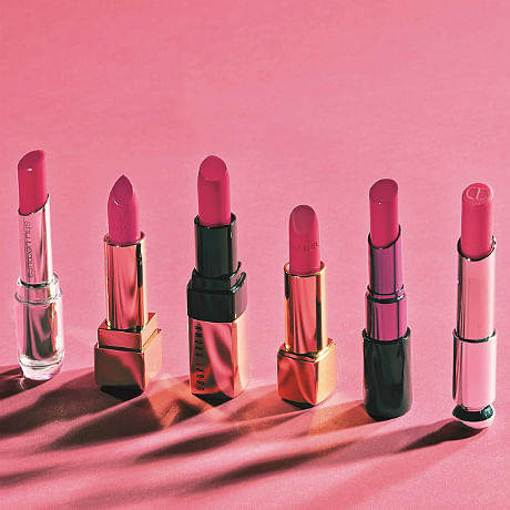 6 of the best bright pink lipsticks sheer matte satin shimmer creamy velvet thumb