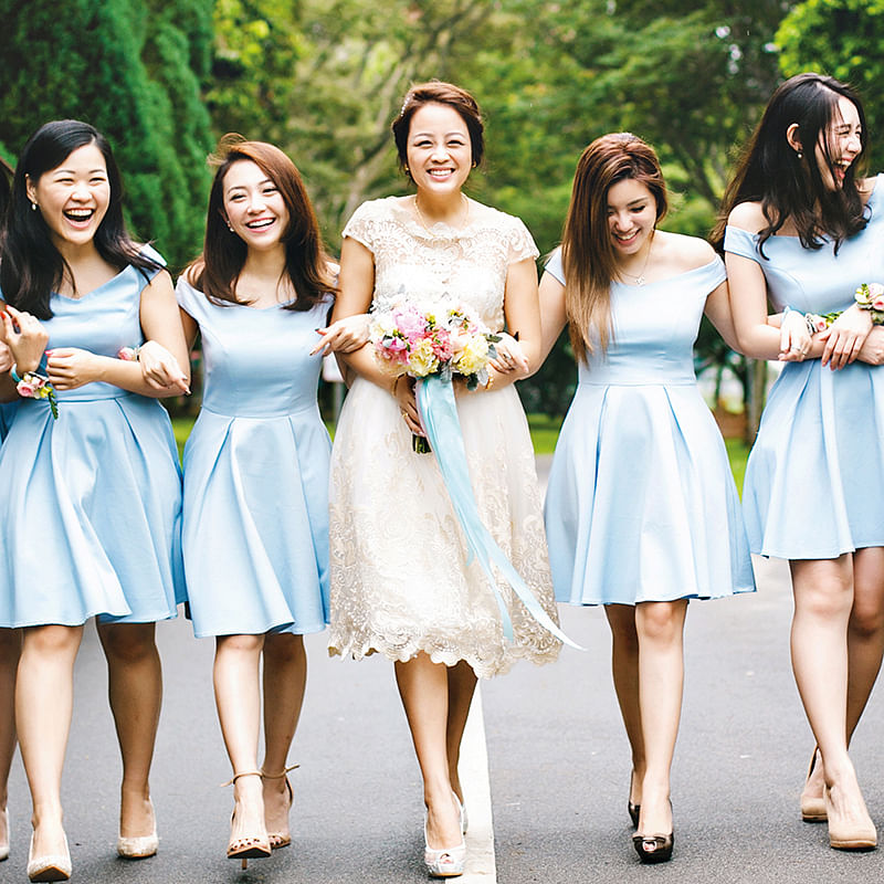 simple short wedding dress for rom singapore