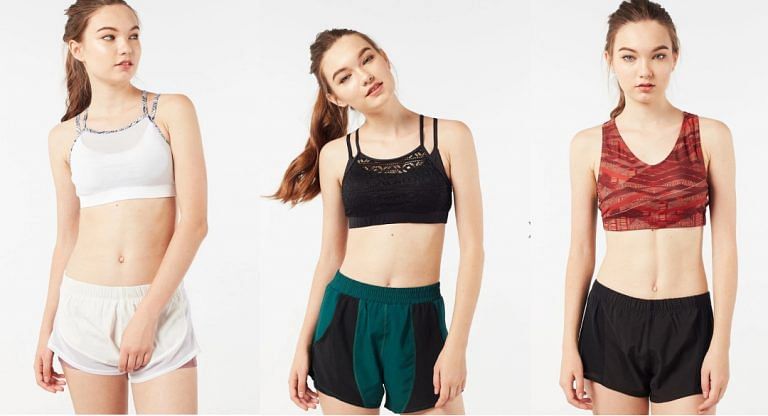 The Upside Gingham Sports Bra | Anthropologie Singapore Official Site
