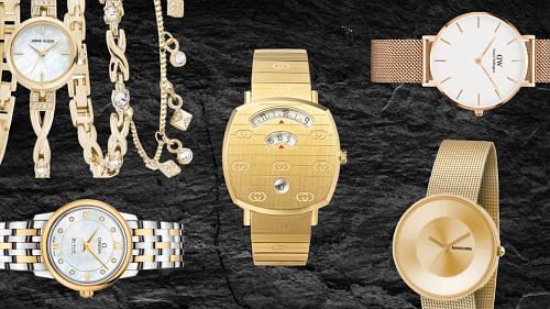 The return of the gold ladies wristwatch