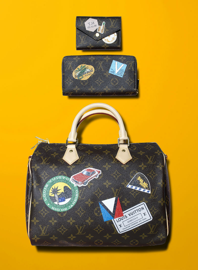 Louis Vuitton Bag Redo  Stencil 1
