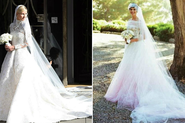 Celebrity Bridal Style! 7 Romantic Wedding Dresses with Sleeves - Her ...