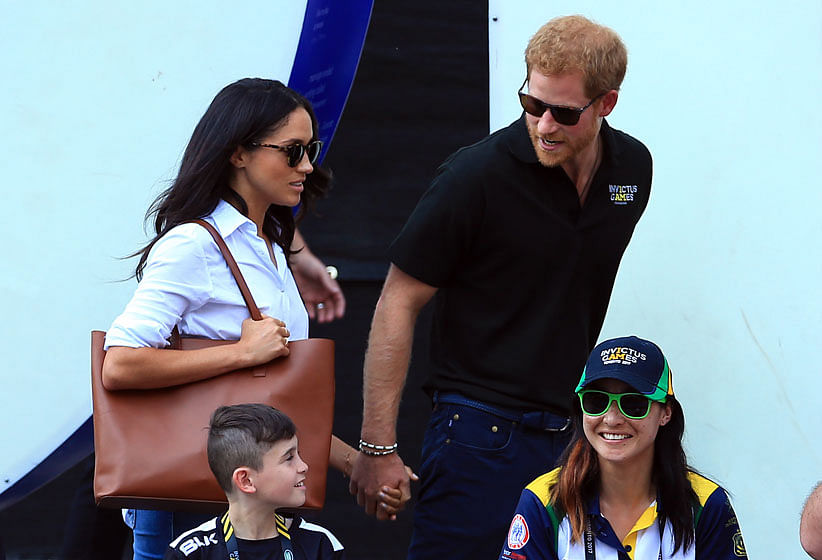 Prince Harry and Meghan Markle at the Invictus Games Toronto 2017