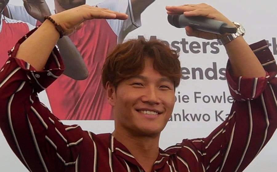 Kim Jong Kook Shares His Secret To Staying Fit At Singapore Fan Meet   Kim 1  