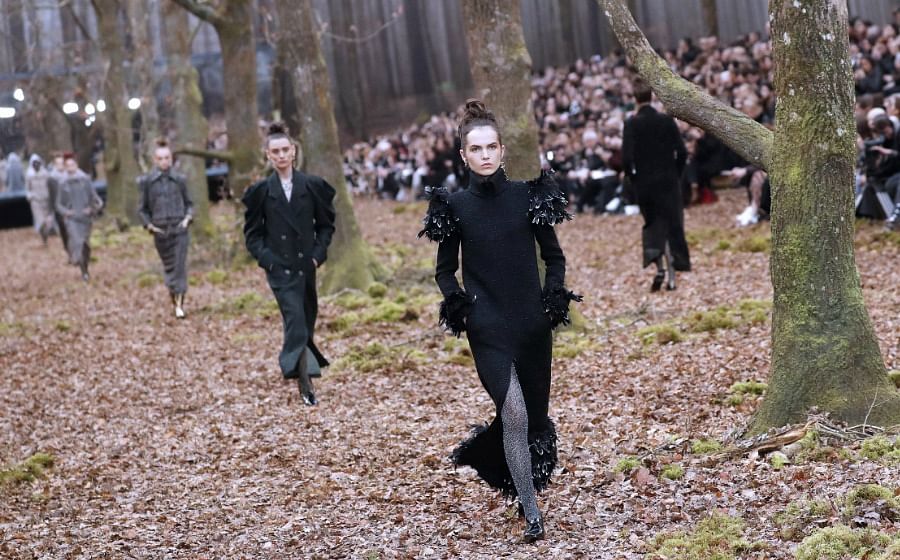 Chanel causes uproar for felling trees during their Paris A/W '18 show -  Her World Singapore