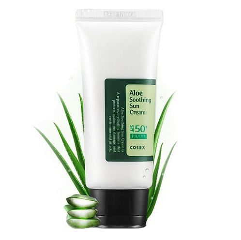 cosrx aloe soothing sun cream non comedogenic