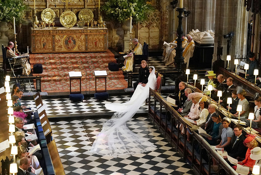 Royal wedding at St Geoge's Chapel