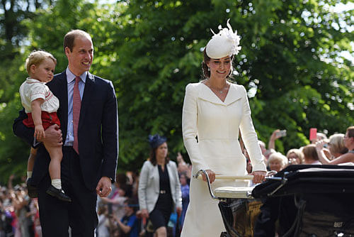 Kate Middleton at Princess Charlotte’s christening