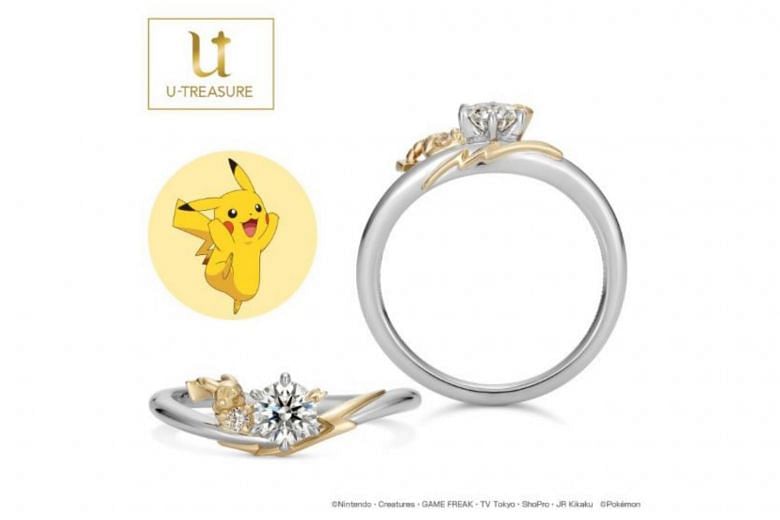 Pikachu on sale engagement ring