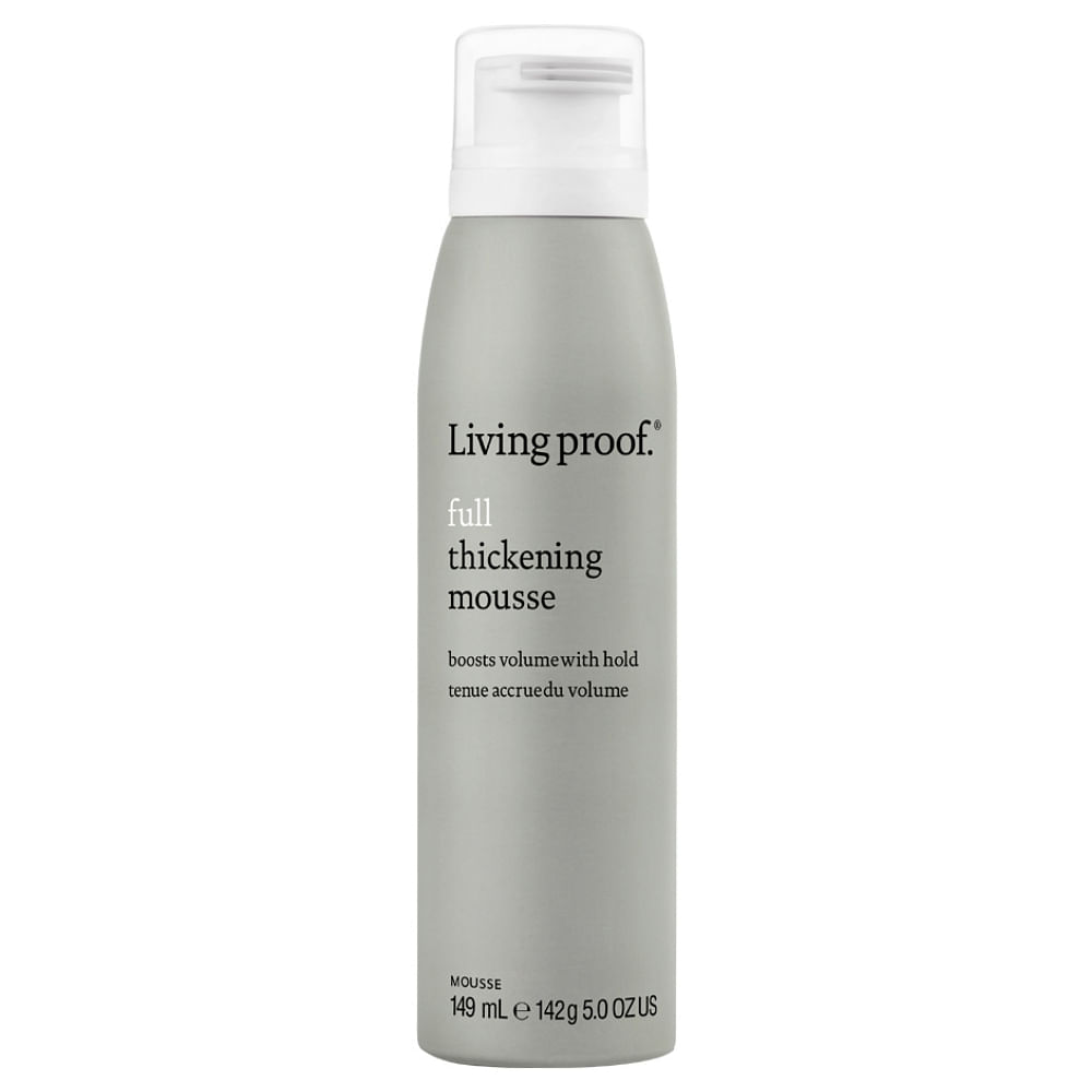 Everything You Need To Know About Styling Fine Hair Living Proof Full Thickening Mousse