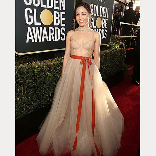 Constance wu 2024 golden globes dress