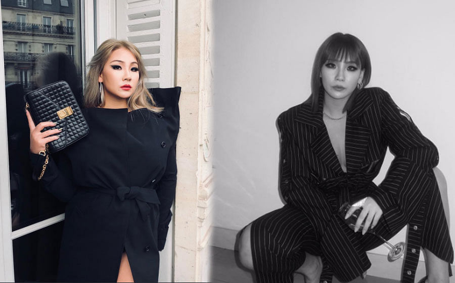 2NE1's CL spotted with famous fashion designer