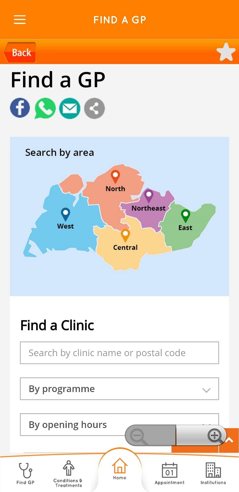 find a GP nearby with Health Buddy