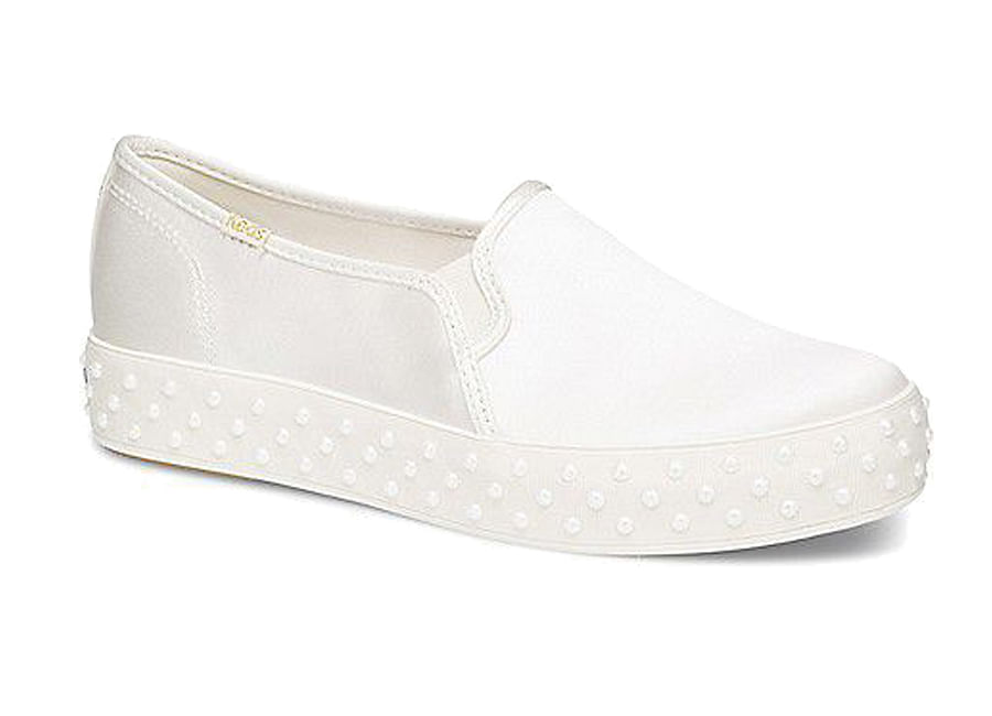 We re obsessed about the new Kate Spade X Keds wedding sneaker