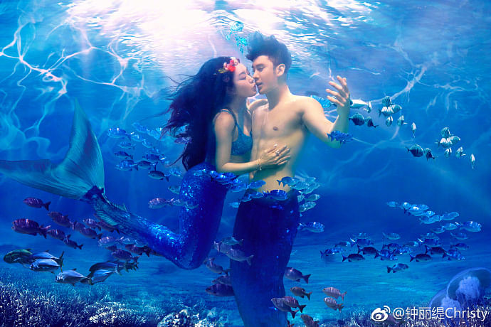 Happily Married: Christy Chung posts dreamy marine-themed wedding