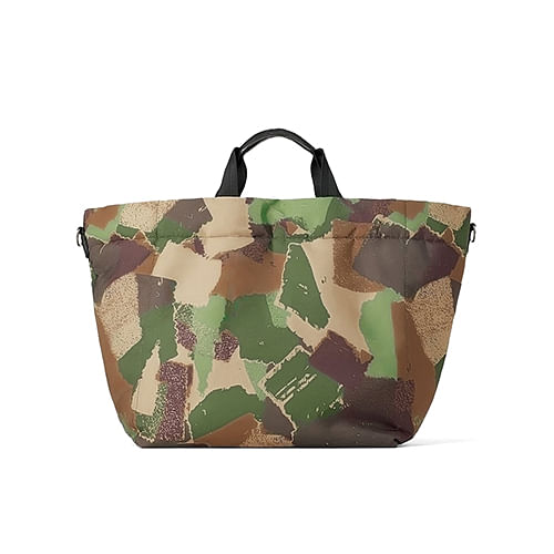 camo print luggage