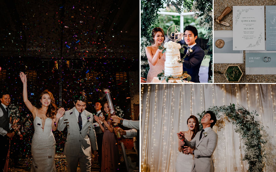 An Effortlessly Classy Green White And Gold Wedding At Amara Sanctuary Resort Sentosa Her World Singapore