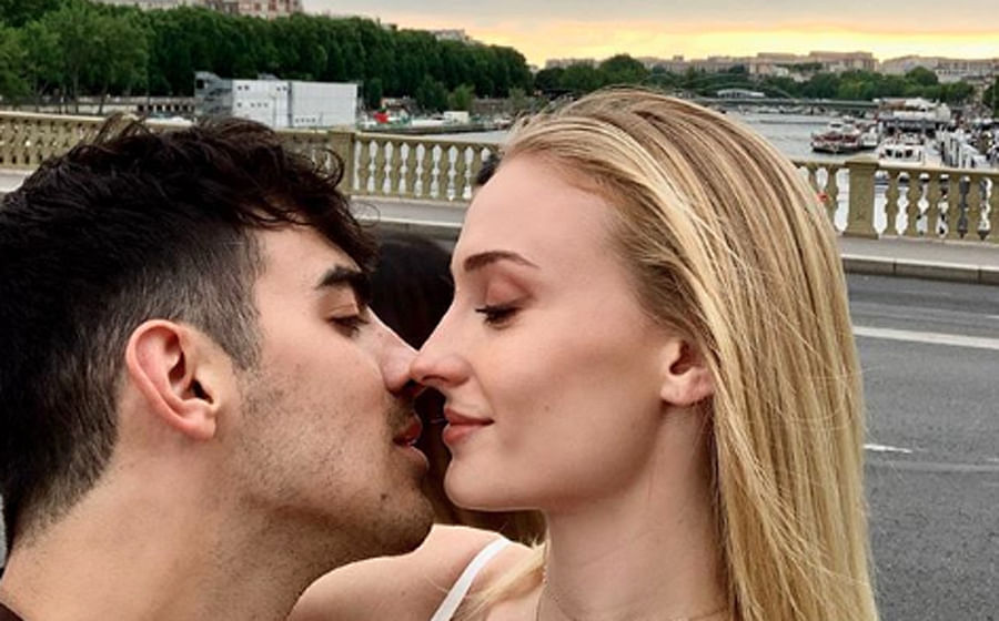 Your first look of Sophie Turner's stunning Louis Vuitton wedding dress is  here – Emirates Woman