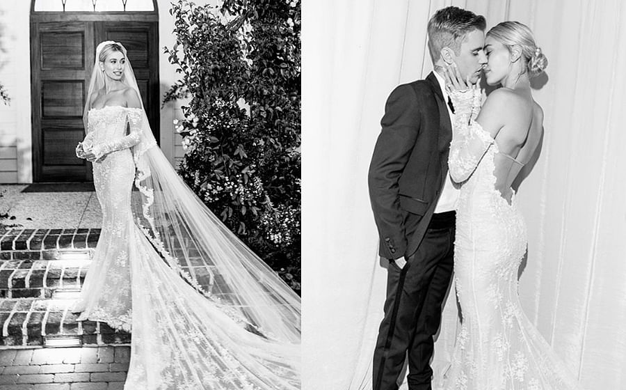 Hailey Bieber s wedding dress was designed by a streetwear based