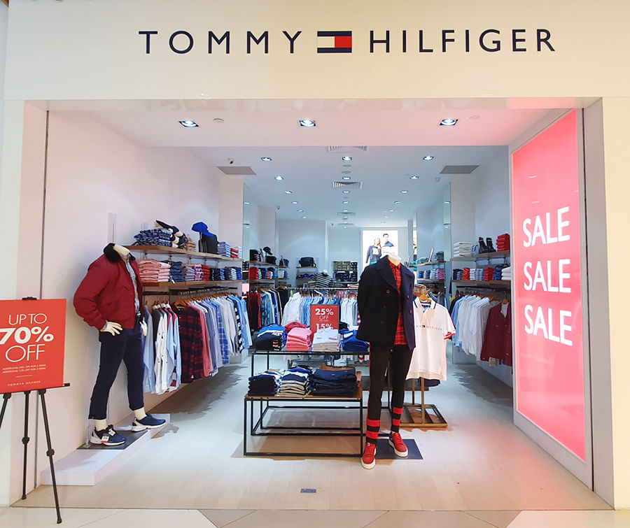 Tommy Hilfiger Shop In Singapore Stock Photo, Picture and Royalty