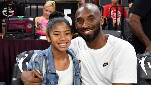 Kobe Bryant is pictured with his daughter Gianna.