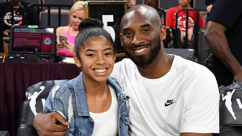 Kobe Bryant is pictured with his daughter Gianna.