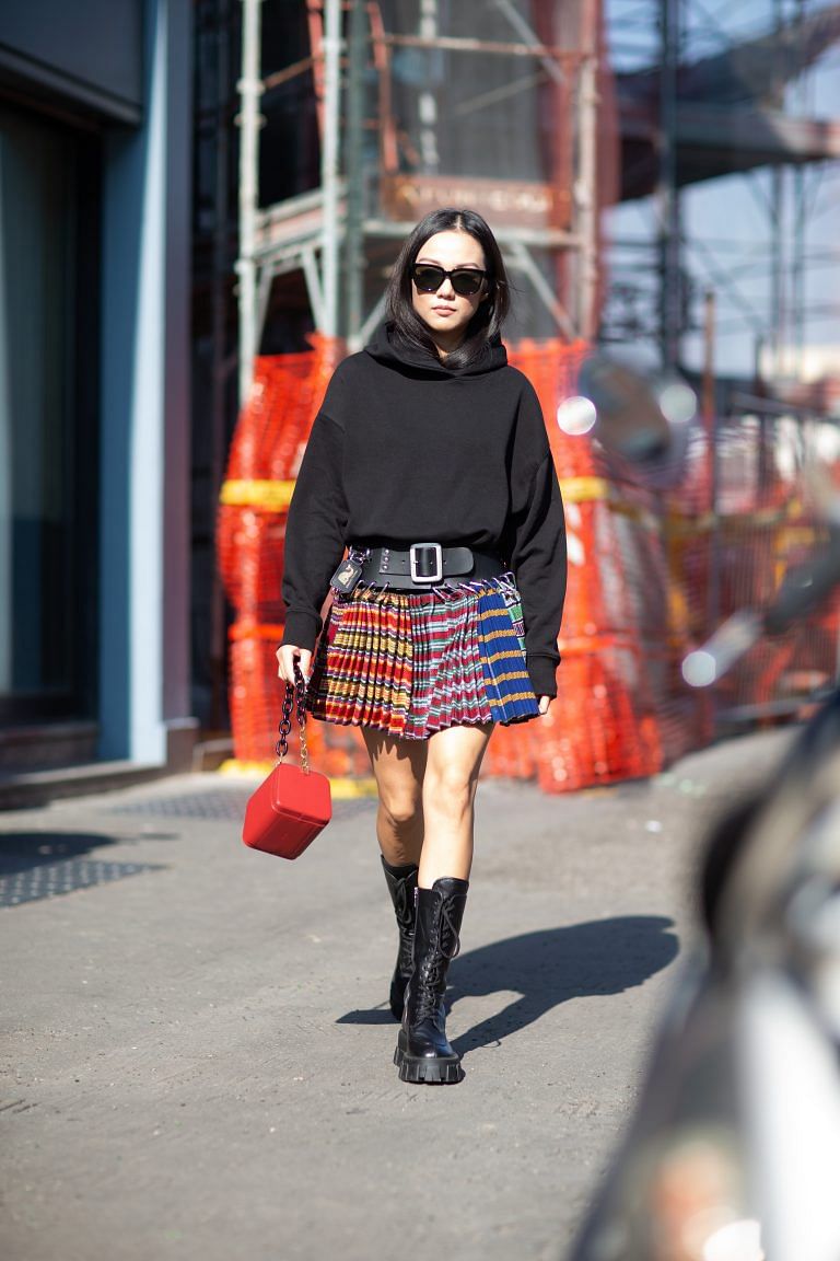 How to wear a miniskirt to work without getting into trouble with HR - Her  World Singapore
