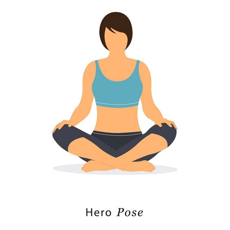 How to do Hero's Pose/Virasana - Yoga Poses with Gwen Lawrence - YouTube