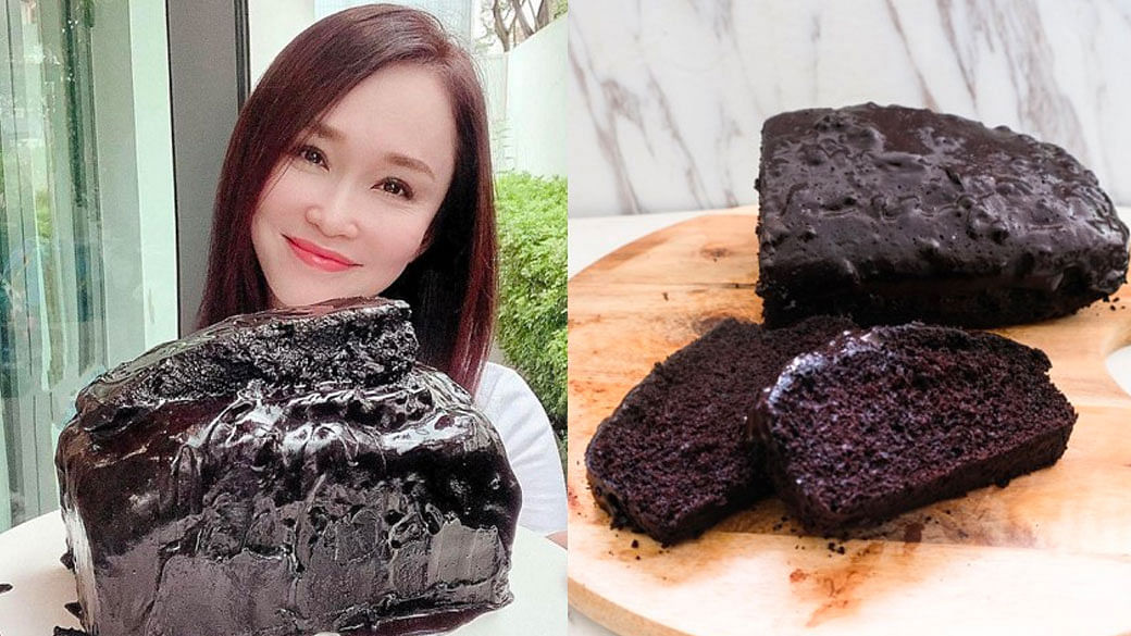 I tried making Fann Wong's fudge loaf cake and know why Christopher and Zed Lee finished it so quickly