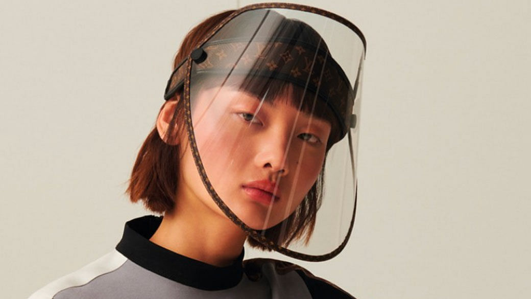 Louis Vuitton will be selling these face shields that protect you from coronavirus and the sun for $1,300