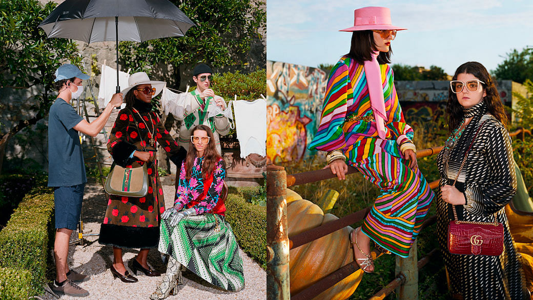 Gucci Shares Resort 2022 Collection Campaign