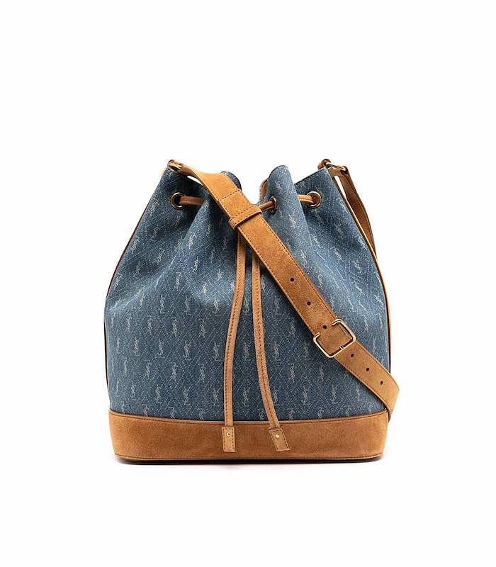 Designer discount denim purse