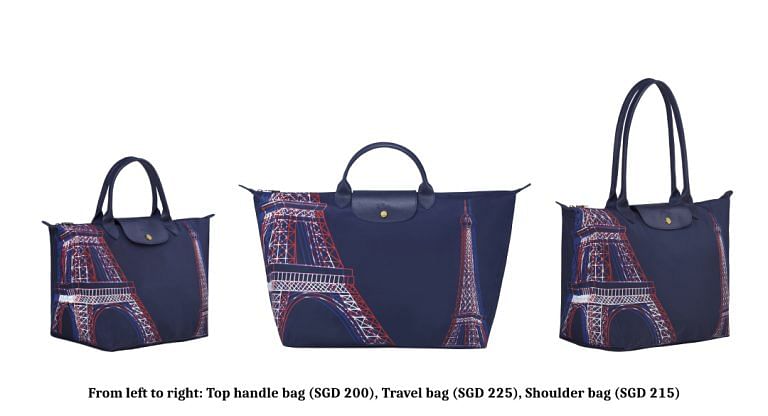 Longchamp bag with eiffel tower design new arrivals