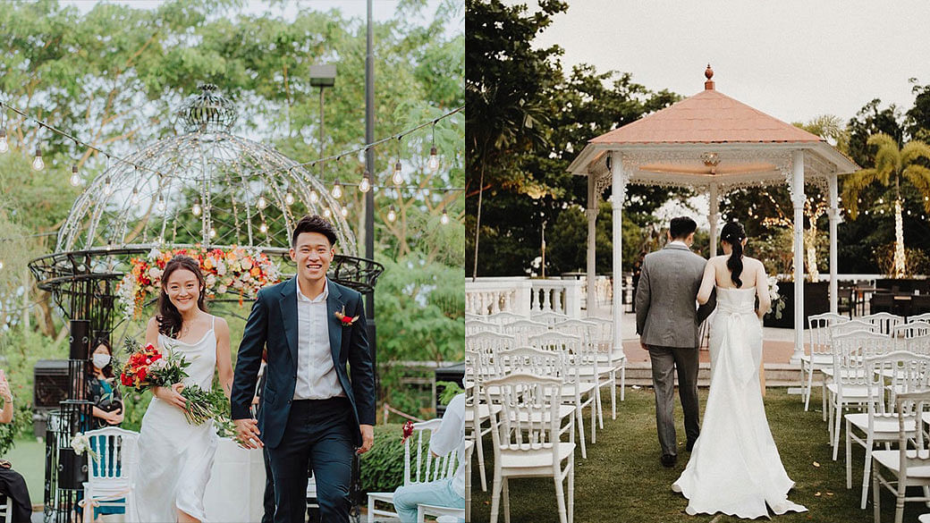 10 outdoor cafes in Singapore for pretty garden weddings