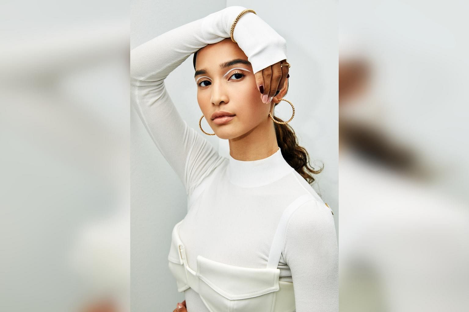 Iman Fandi followed her mother's footsteps and started modelling early