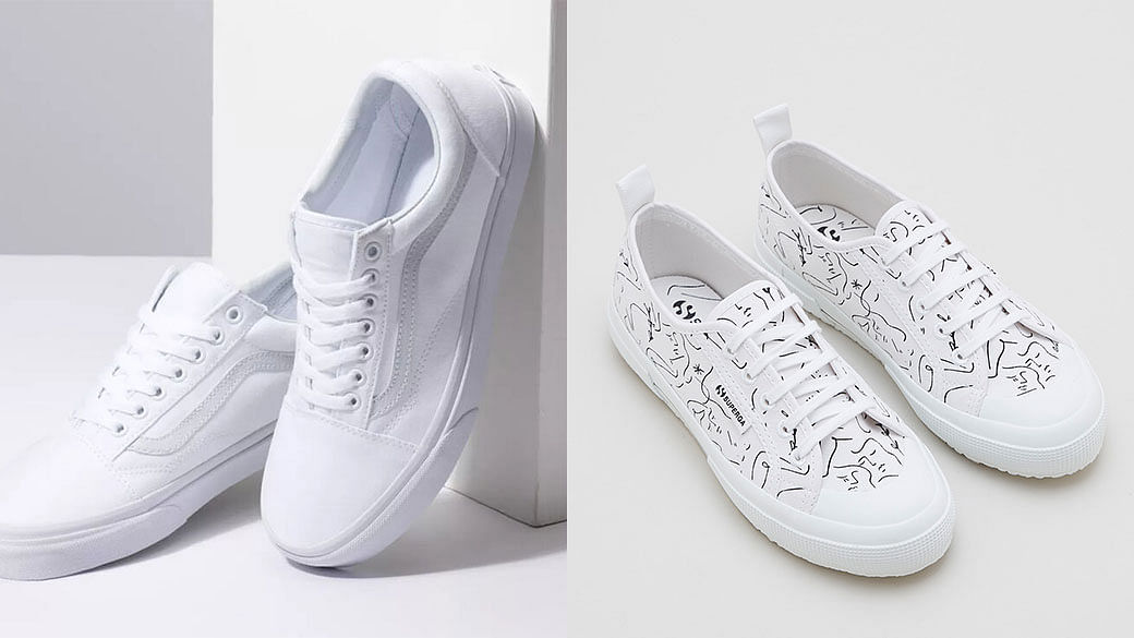 The coolest women’s white sneakers we’re drooling over right now