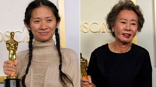 Asians Chloe Zhao and Youn Yuh-jung make history at this year's Oscars