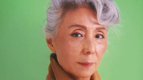 This grey-haired beauty started her modelling career at the age of 65