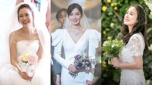Love these K-drama wedding dresses worn by Son Ye-jin, Park Min-young and more