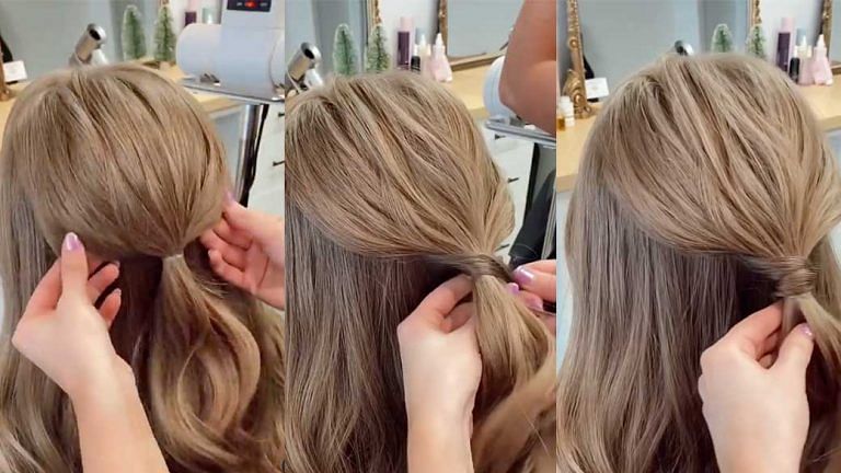 9 Simple Half Up Half Down Hairstyles To Try At Home Her World Singapore
