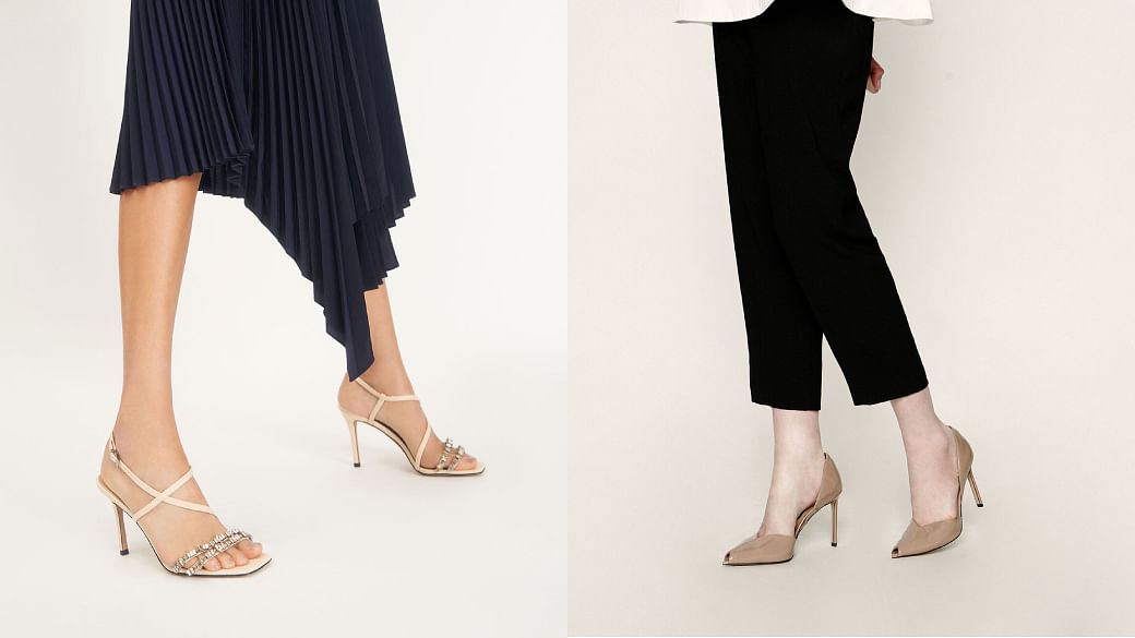 HELP! Bridesmaid shoes: black or nude? (PIC)