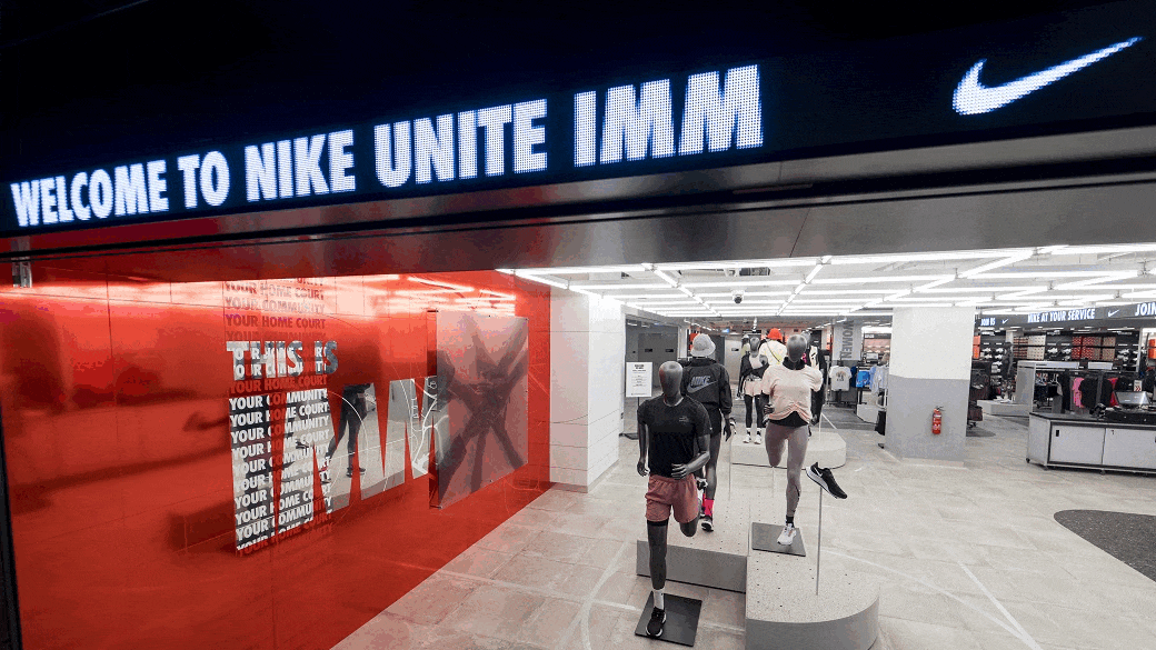 Nike Unite store at IMM 