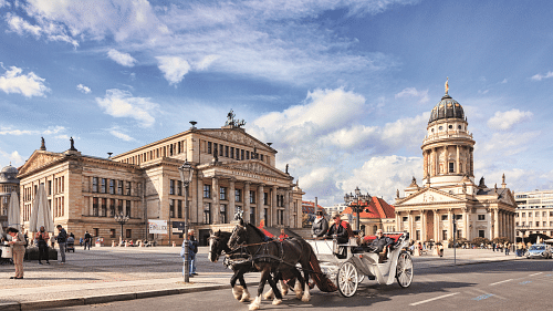 Horse-drawn carriage ride Berlin, Germany travel
