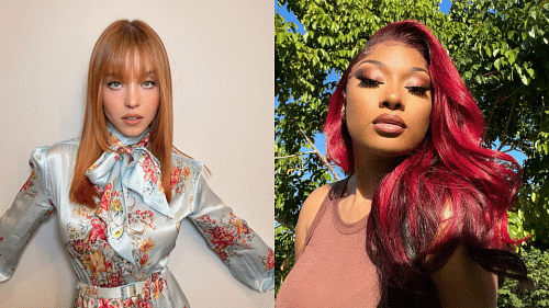 sydney sweeney and megan thee stallion, both with red hair