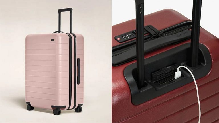 away titanium suitcase