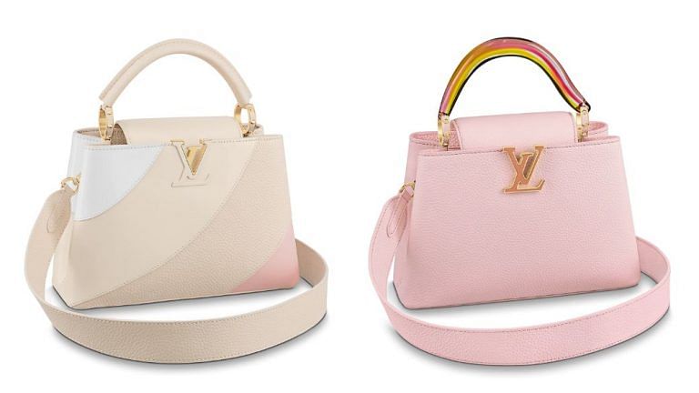 louisvuitton firm favorite Capucines bag is no stranger to artsy redesigns.  We're absolutely loving this mini glittering version which is covered in, By Fashion Bomb Daily
