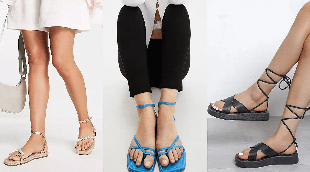 Strappy sandals under $70 that pair perfectly with your weekend fit